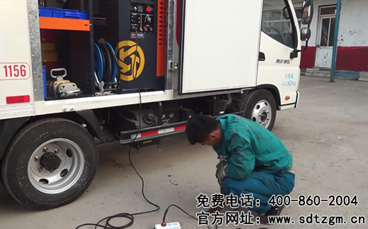 卡车救援服务车发电空压电焊一体机使用图片