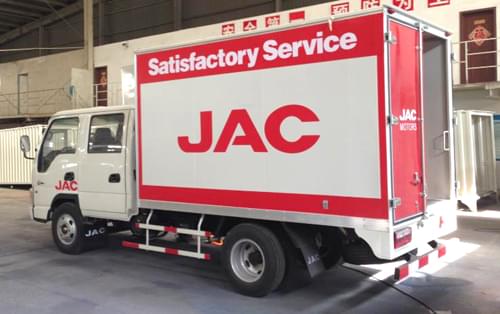 JAC老挝经销商定制服务车
