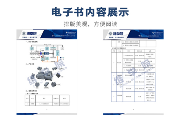 绿控变速箱维修保养手册内容展示