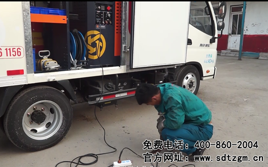 卡车养护抢修服务车发电空压电焊一体机——电源使用