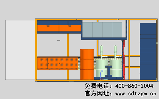 山东田中设备卡车养护抢修服务车上装布局左侧