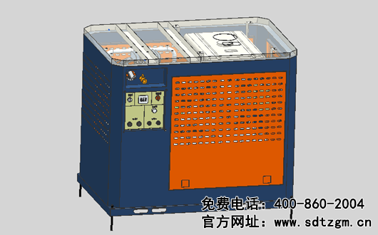 山东田中卡车救援服务车——054015发电空压电焊一体机展示图