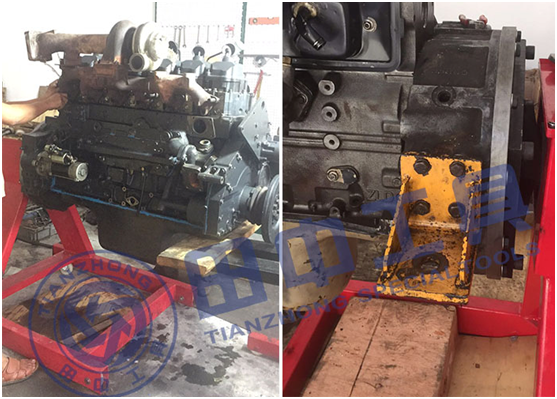 西安市同力液压机电技术有限责任公司选择田中发动机翻转架